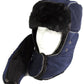 Sakkas Alex Ushanka Trapper Hat Removable Mask Faux Fur Winter Aviator Russian Hat, Windproof Cold Weather for Men & Women