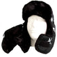 Sakkas Alex Ushanka Trapper Hat Removable Mask Faux Fur Winter Aviator Russian Hat, Windproof Cold Weather for Men & Women