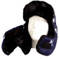 Sakkas Alex Ushanka Trapper Hat Removable Mask Faux Fur Winter Aviator Russian Hat, Windproof Cold Weather for Men & Women