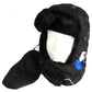 Sakkas Alex Ushanka Trapper Hat Removable Mask Faux Fur Winter Aviator Russian Hat, Windproof Cold Weather for Men & Women