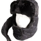 Sakkas Alex Ushanka Trapper Hat Removable Mask Faux Fur Winter Aviator Russian Hat, Windproof Cold Weather for Men & Women