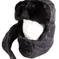 Sakkas Alex Ushanka Trapper Hat Removable Mask Faux Fur Winter Aviator Russian Hat, Windproof Cold Weather for Men & Women