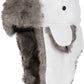 Sakkas Morgan Trapper Hat Ushanka Trooper Unisex Winter Faux Fur Ear Flap with Chin Strap, Warm Ski Snowboard Hunting Cap