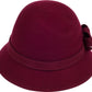 Sakkas Molly Vintage Style Wool Cloche Hat