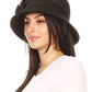 Sakkas Danielle Sombrero Cloche de Lana Estilo Vintage
