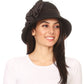 Sakkas Danielle Sombrero Cloche de Lana Estilo Vintage
