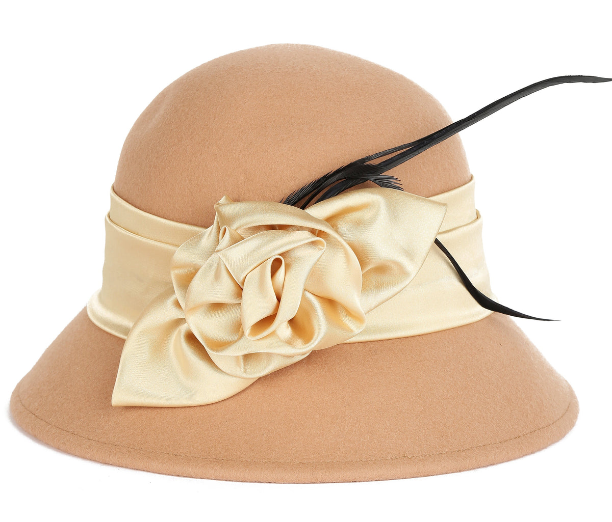 Sakkas Danielle Sombrero Cloche de Lana Estilo Vintage