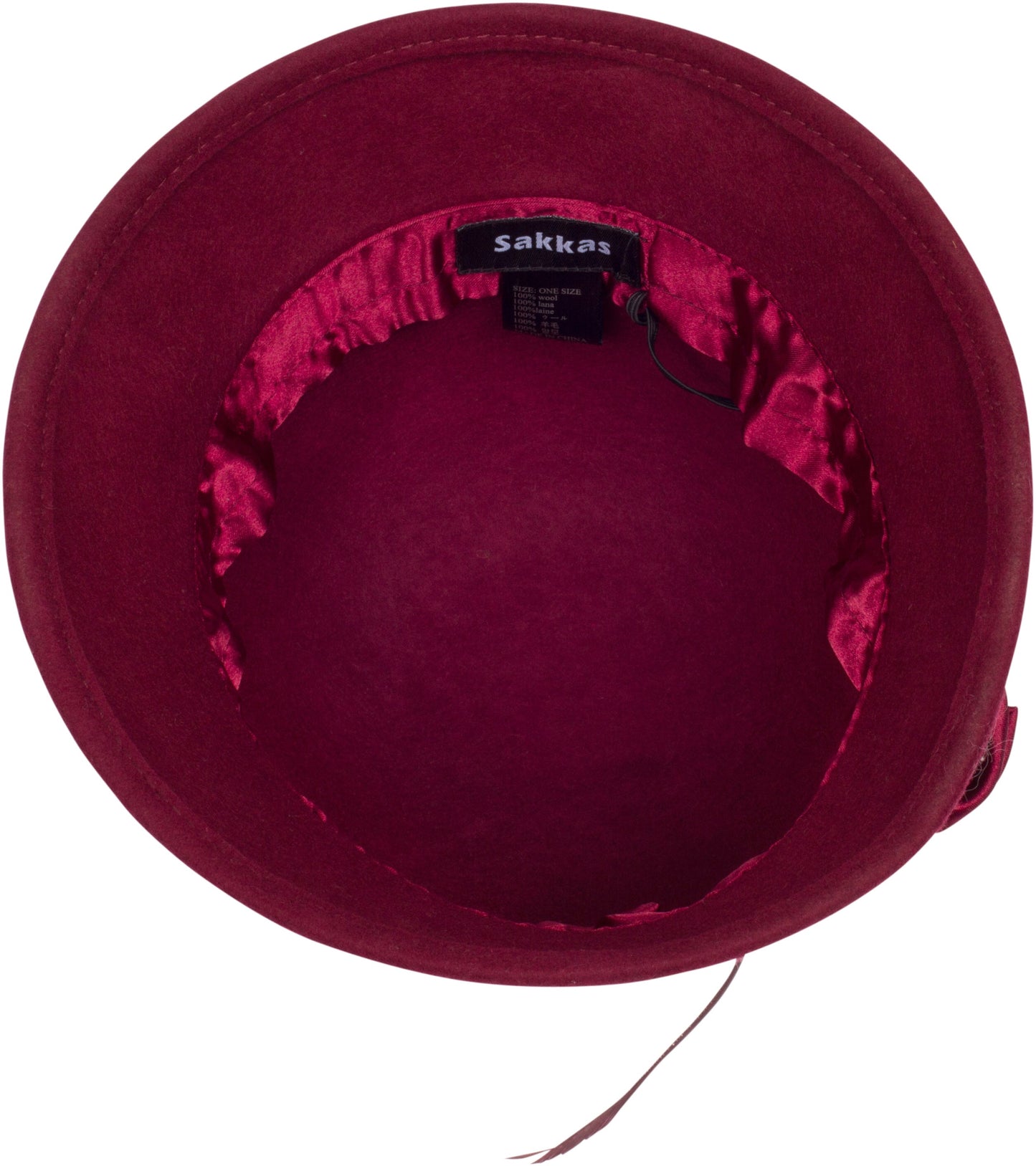 Sakkas Danielle Sombrero Cloche de Lana Estilo Vintage