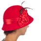 Sakkas Danielle Sombrero Cloche de Lana Estilo Vintage