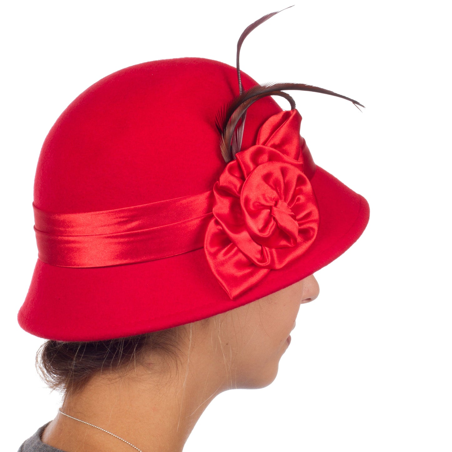 Sakkas Danielle Sombrero Cloche de Lana Estilo Vintage