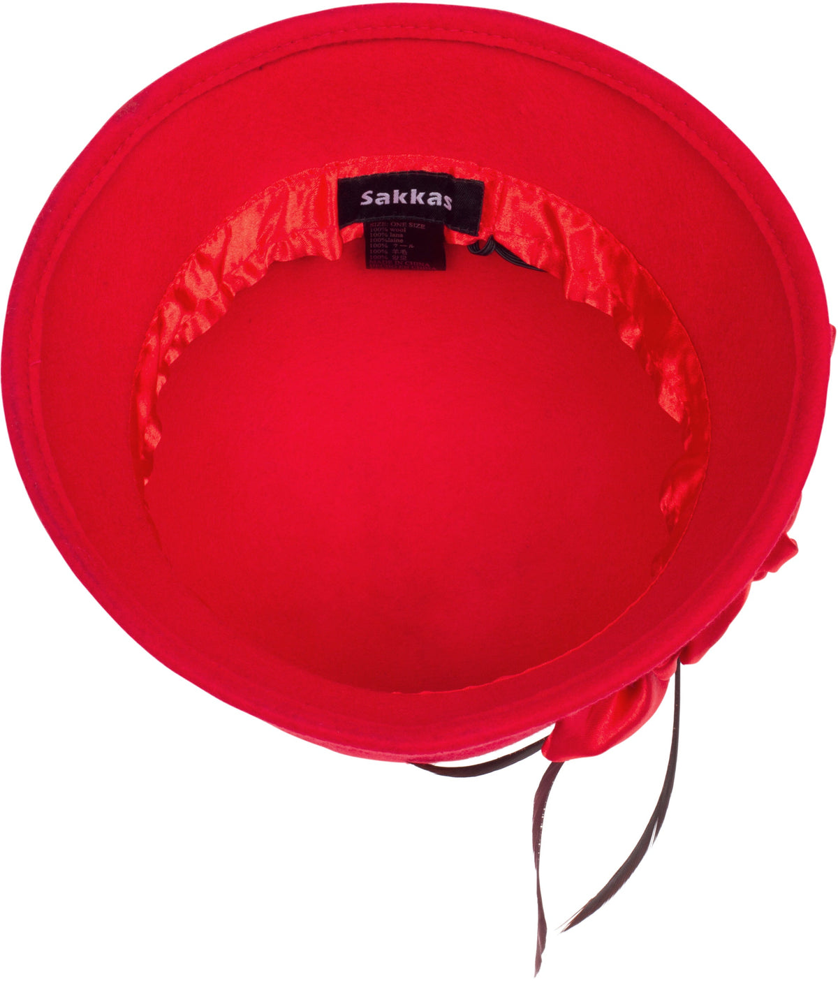 Sakkas Danielle Sombrero Cloche de Lana Estilo Vintage