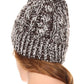 Sakkas Greer Unisex Heathered Textured Knit Pom Pom Beanie Hat