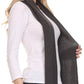 Sakkas  Aldis Unisex Ribbed Knit Beanie Hat And Scarf Set