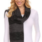 Sakkas  Robin Unisex Ribbed Knit Heather Beanie Hat And Scarf Set