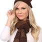Sakkas  Robin Unisex Ribbed Knit Heather Beanie Hat And Scarf Set