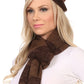 Sakkas  Robin Unisex Ribbed Knit Heather Beanie Hat And Scarf Set