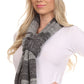 Sakkas  Robin Unisex Ribbed Knit Heather Beanie Hat And Scarf Set