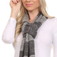 Sakkas  Robin Unisex Ribbed Knit Heather Beanie Hat And Scarf Set