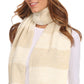 Sakkas  Robin Unisex Ribbed Knit Heather Beanie Hat And Scarf Set