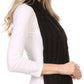 Sakkas Kae Jewel Studded Cable Knit Beanie Hat And Scarf Set