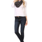 Sakkas Kae Jewel Studded Cable Knit Beanie Hat And Scarf Set