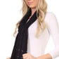 Sakkas Kae Jewel Studded Cable Knit Beanie Hat And Scarf Set