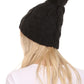Sakkas Tabb Unisex Cable Knit Pom Pom Bobble Beanie Hat