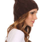 Sakkas Tabb Unisex Cable Knit Pom Pom Bobble Beanie Hat