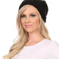 Sakkas Lax Wide Unisex Cable Knit Large Pom Pom Bobble Beanie Hat Cap