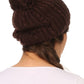 Sakkas Lax Wide Unisex Cable Knit Large Pom Pom Bobble Beanie Hat Cap