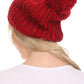 Sakkas Lax Wide Unisex Cable Knit Large Pom Pom Bobble Beanie Hat Cap