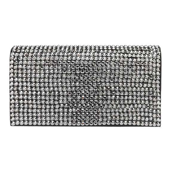 Bling Studded Evening Clutch Crossbody Bag
