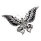 Glass Crystal Butterfly Pin Brooch