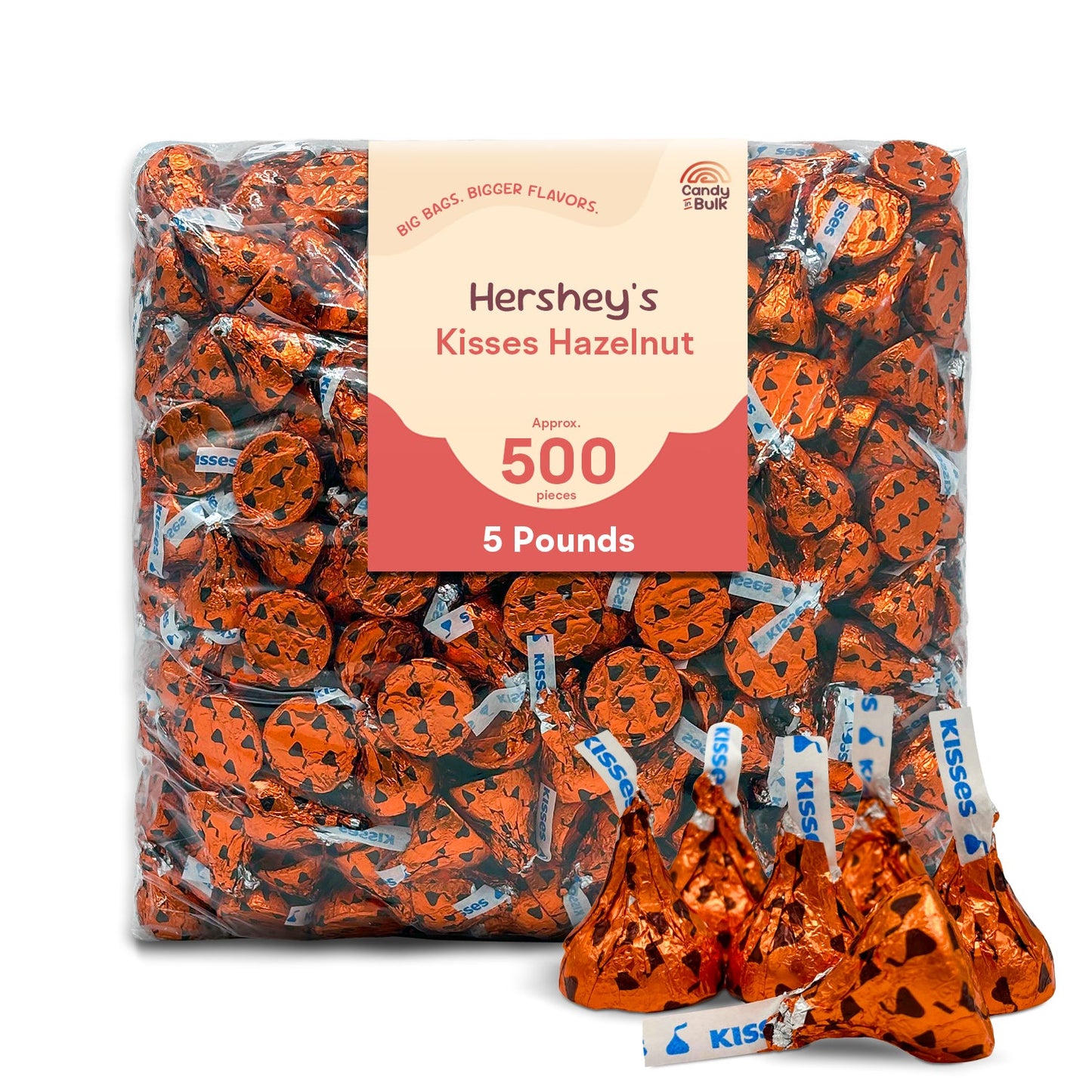 Hershey's Kisses Chocolate con Leche y Avellana – Bolsa de Gran Valor