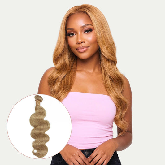 Extensiones de cabello 100% humano rubio miel ondulado
