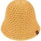 C.C Solid Knit Bucket Hat
