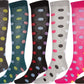 Sakkas Women's Cotton Blend Knee High Socks Assorted Pack