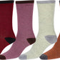 Sakkas Women's Poly Blend Soft and Stretchy Crew Pattern Socks Assorted 6-pack