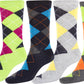 Sakkas Women's Poly Blend Soft and Stretchy Crew Pattern Socks Assorted 6-pack
