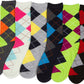 Sakkas Women's Poly Blend Soft and Stretchy Crew Pattern Socks Assorted 6-pack