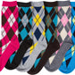 Sakkas Women's Poly Blend Soft and Stretchy Crew Pattern Socks Assorted 6-pack