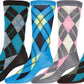 Sakkas Women's Poly Blend Soft and Stretchy Crew Pattern Socks Assorted 6-pack