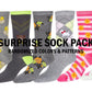 Sakkas Women's Poly Blend Soft and Stretchy Crew Pattern Socks Assorted 6-pack