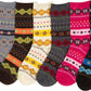 Sakkas Women's Poly Blend Soft and Stretchy Crew Pattern Socks Assorted 6-pack