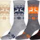 Sakkas Women's Poly Blend Soft and Stretchy Crew Pattern Socks Assorted 6-pack