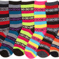 Sakkas Women's Poly Blend Soft and Stretchy Crew Pattern Socks Assorted 6-pack