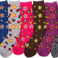 Sakkas Women's Poly Blend Soft and Stretchy Crew Pattern Socks Assorted 6-pack