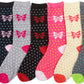 Sakkas Women's Poly Blend Soft and Stretchy Crew Pattern Socks Assorted 6-pack