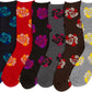 Sakkas Women's Poly Blend Soft and Stretchy Crew Pattern Socks Assorted 6-pack