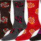 Sakkas Women's Poly Blend Soft and Stretchy Crew Pattern Socks Assorted 6-pack